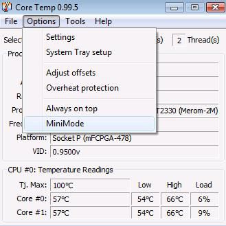 Core Temp support des processeurs à 12 cœurs