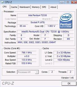 CPU Z 1.45