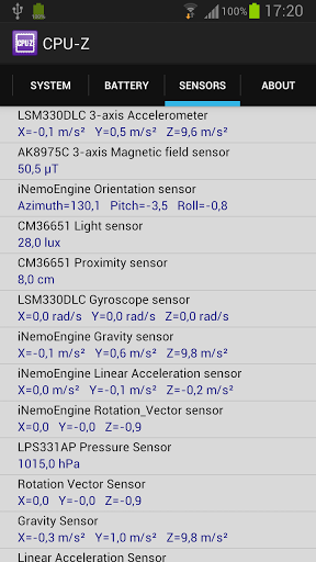 CPU-Z-Android-Sensors