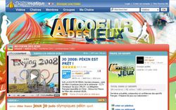 Dailymotion JO 2008