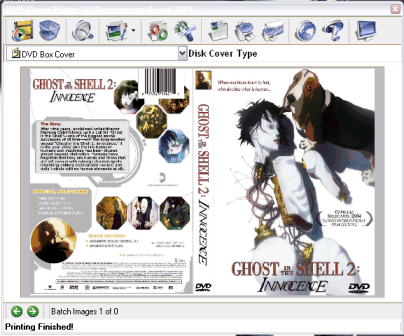 DVD Cover Printer screen2