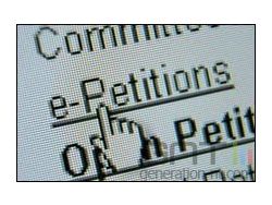 E petitions small