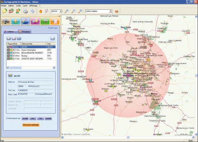 EBP Localisation et Actions Pratic 2012 screen 2
