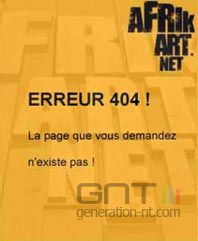 Erreur 404 Erreur 404