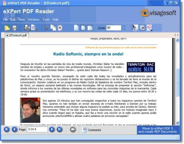 eXPert PDF Reader screen2
