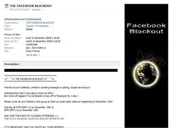 Facebook Blackout