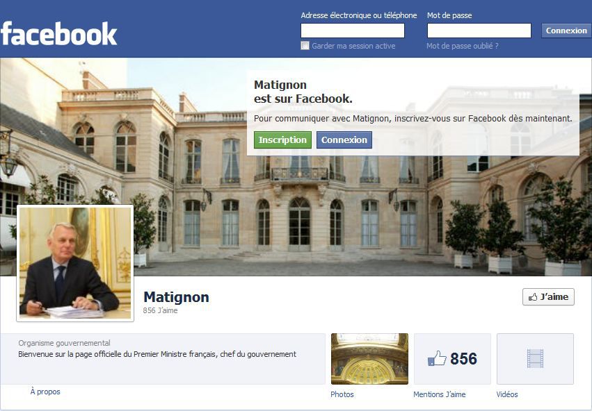 Facebook-Matignon