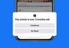 Facebook alerte pour le partage de vieux articles