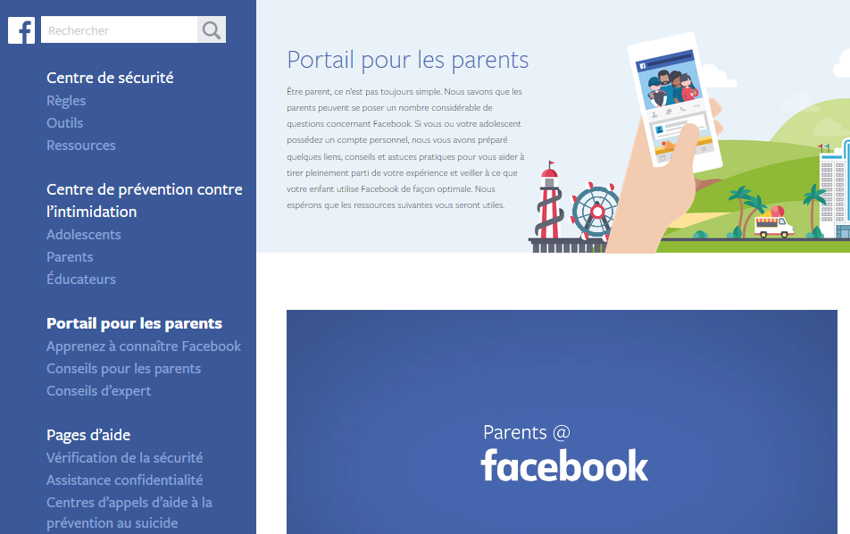 Facebook-portail-parents