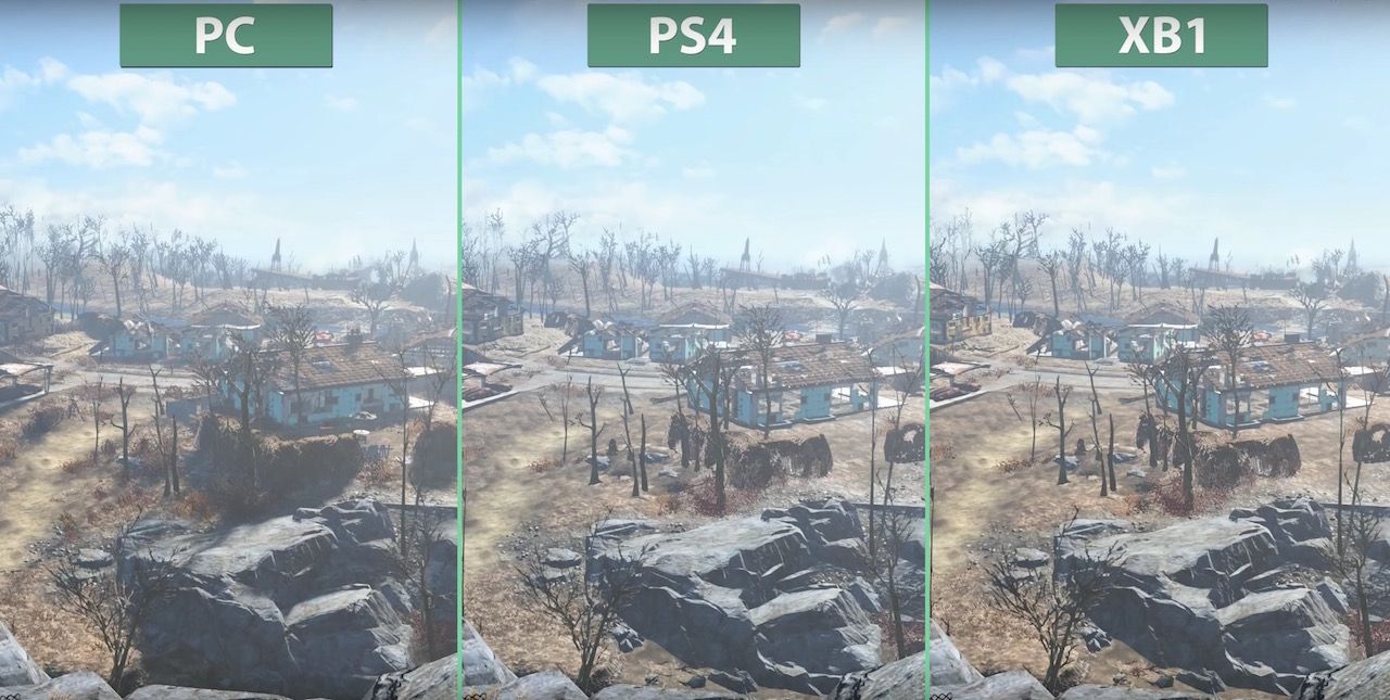 Fallout 4 comparatif