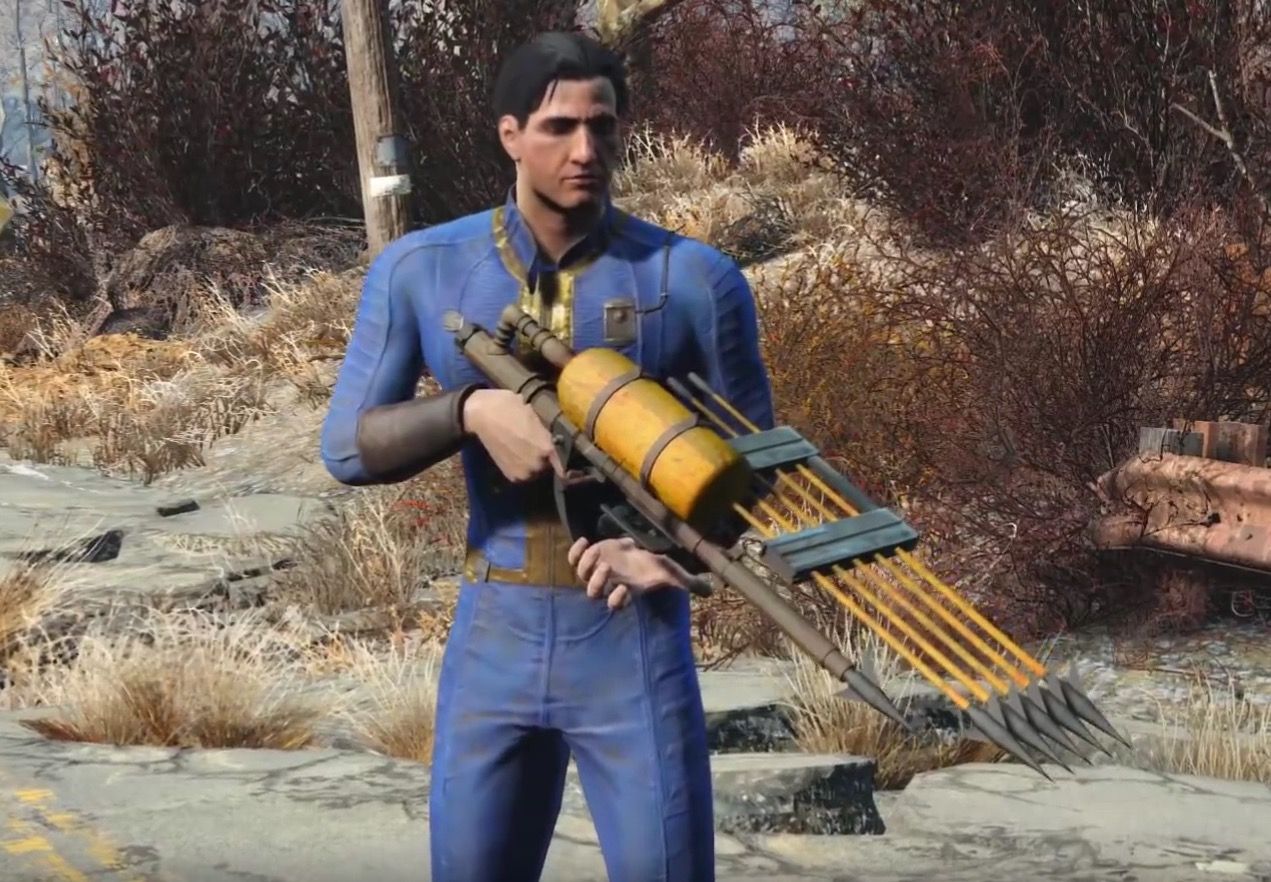 Fallout 4 - fusil harpon