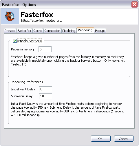 FasterFox  screen2