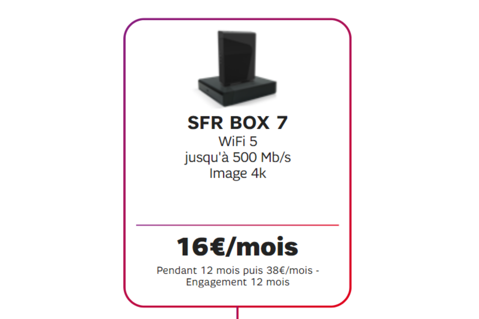 Les meilleures forfaits fibre du moment comme SFR Fibre à 16 par mois