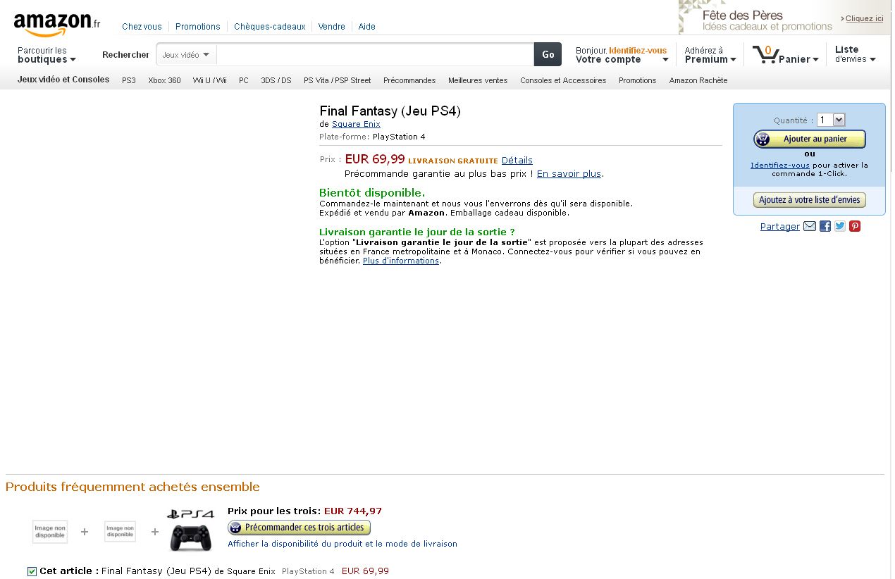 Final Fantasy PS4 - Amazon
