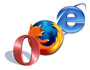 Firefox Opera IE Internet Explorer logo