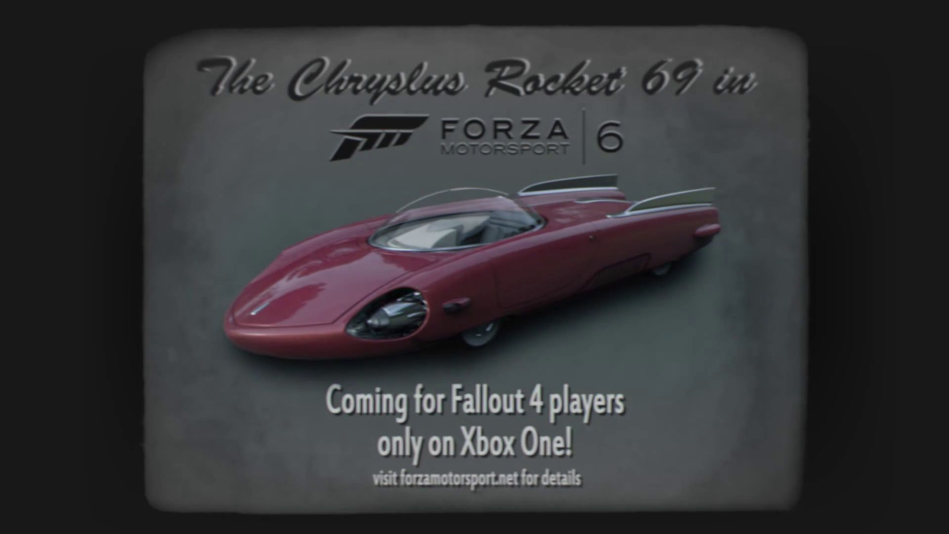 Forza 6 - voiture Fallout 4 - 2