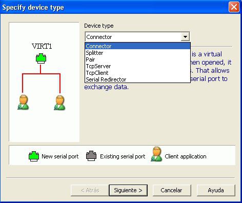 Free Virtual Serial Ports Emulator screen 1