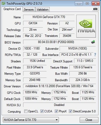 GeForce GTX 680 770