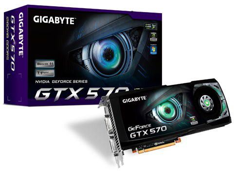 Gigabyte GeForce GTX 570 boÃ®te