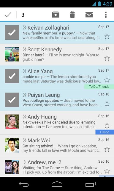 Gmail-Android-selection-multiple