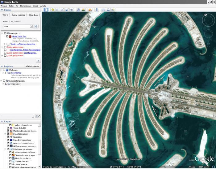 Google Earth screen 1