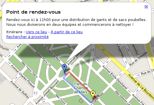 Google maps nettoyage paris