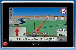 GPS Becker Traffic Assistant z 201 02