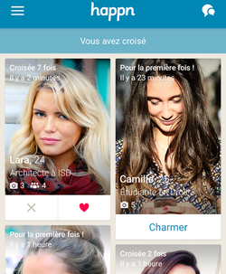 Rencontre happn
