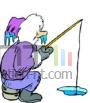 Ice fishing cartoon Ice fishing cartoon