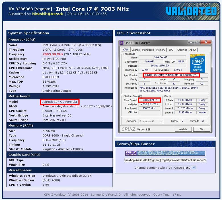 Intel Core i7-4790K 2