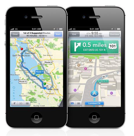 iOS 6 navigation GPS