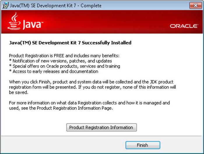 Java Development Kit screen1
