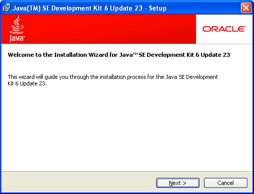 Java Development Kit screen2