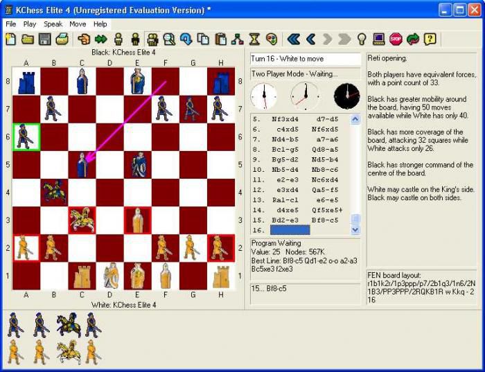 K chess Lite screen 1