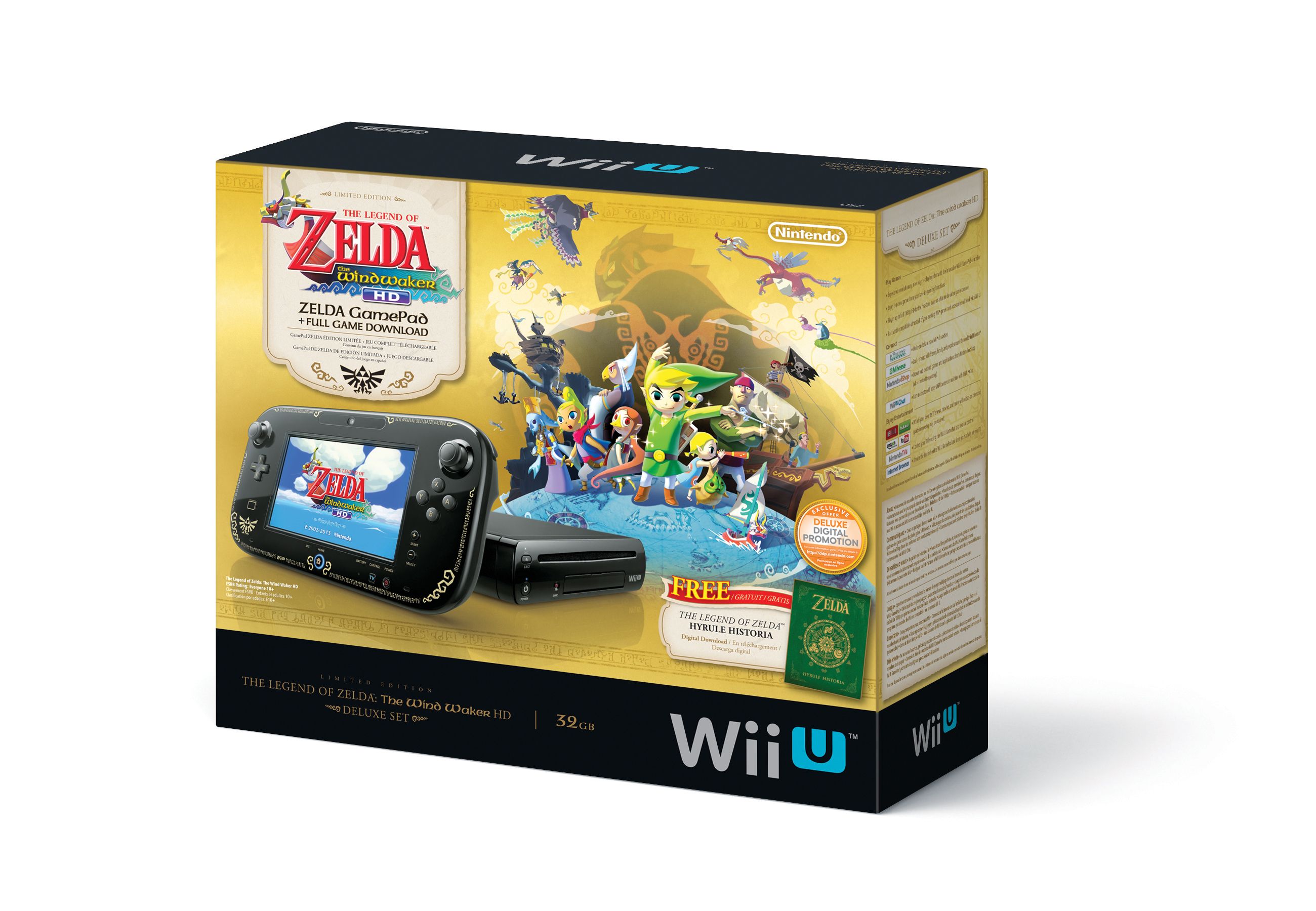 Legend of Zelda : Wind Waker HD - pack Wii U 1