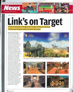 Link crossbow training scan