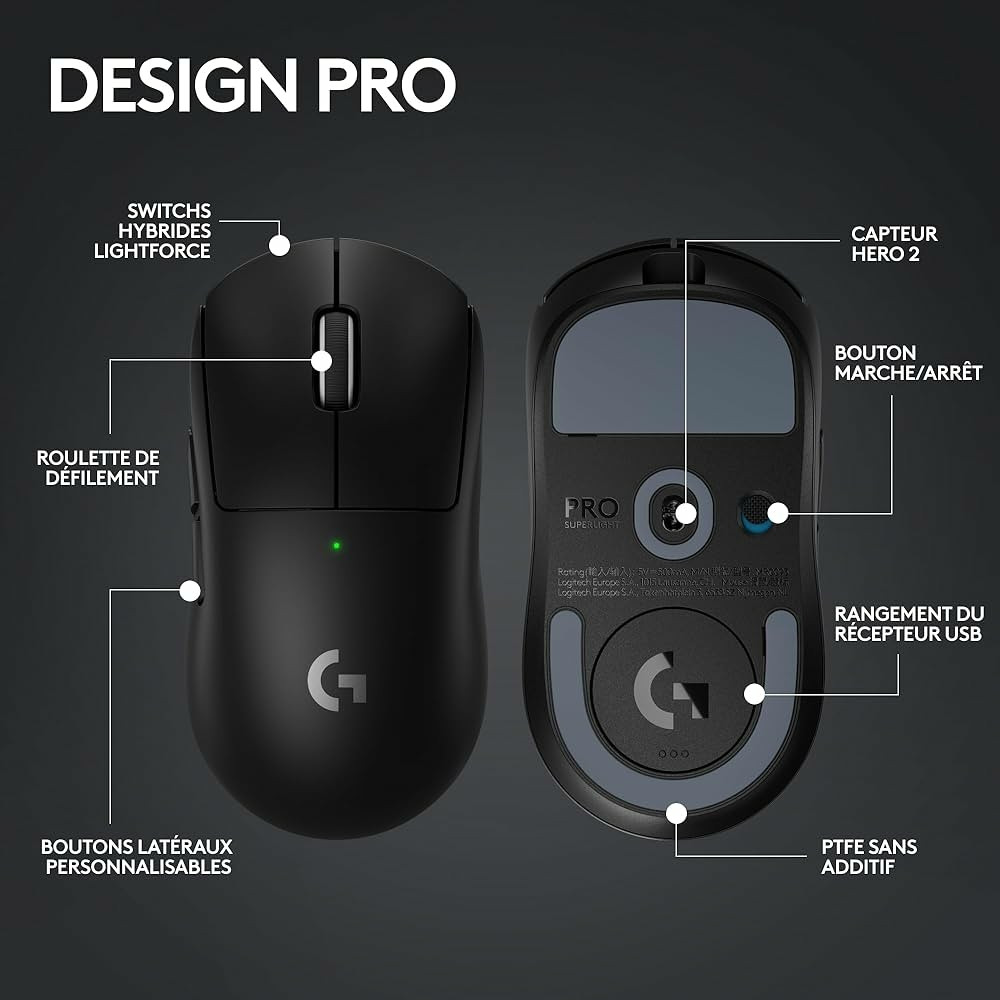 Bons Plans Logitech Souris Logitech G Pro X Superlight Pack