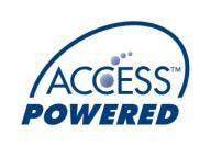 Logo acces powered