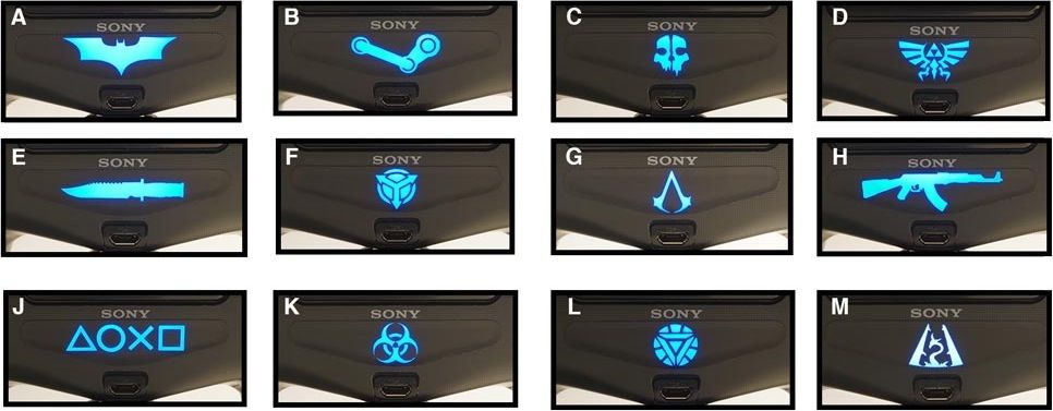 Logos stickers manette PS4