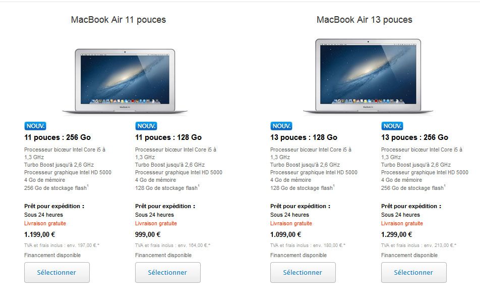 Macbook Air haswell