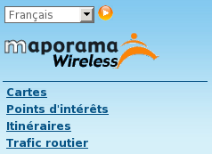Maporama wireless