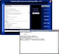 Matrox Surround gaming Utility 2