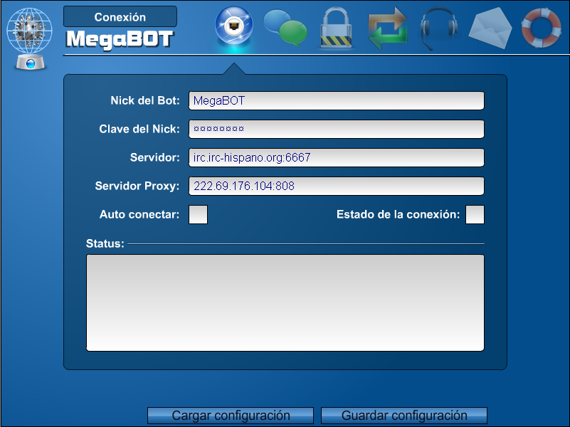 Mega Bot screen 2