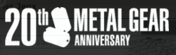 Metal gear 20th anniversary logo