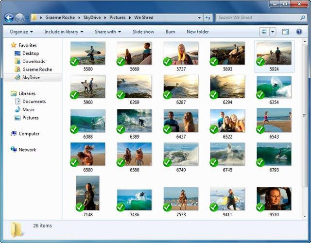 Microsoft SkyDrive screen1