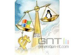 Microsoft vs linux small