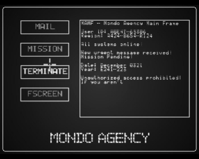 Mondo Agency screen