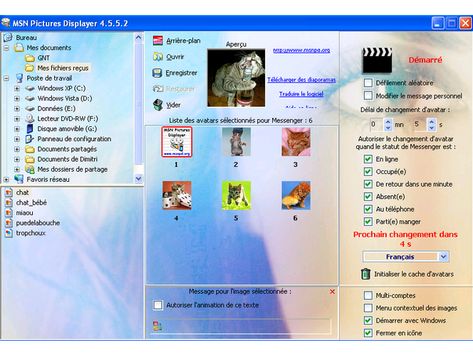 Msn pictures displayer
