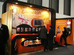 MWC 2008 Gameloft stand