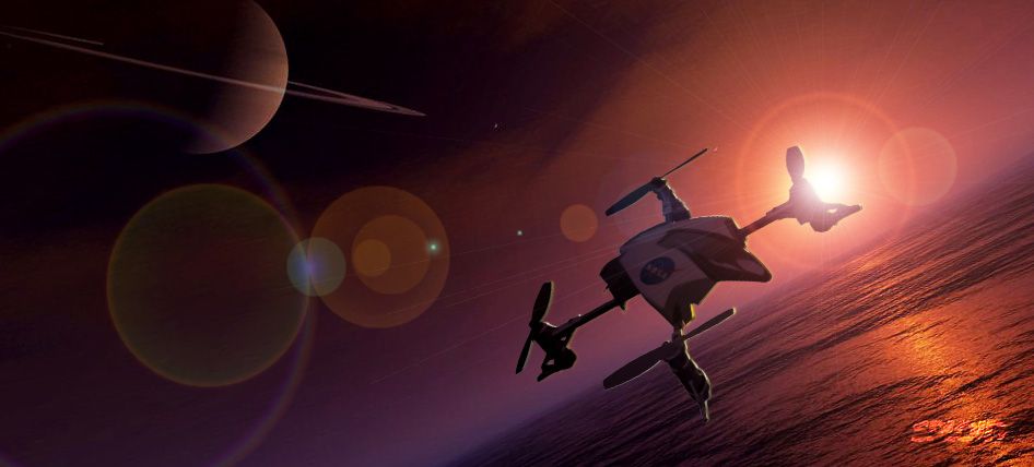NASA drones titan